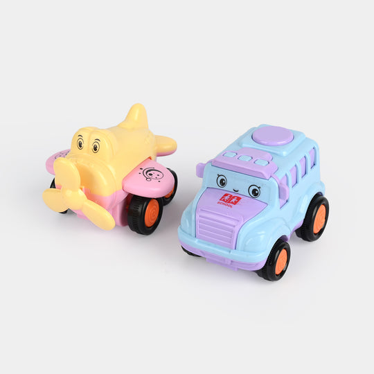 Friction Powered Mini Vehicles/Cars (4Pcs)