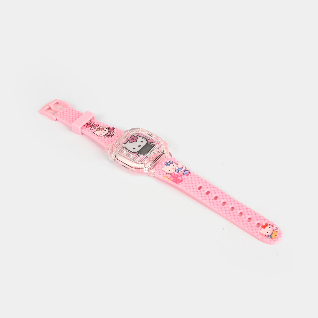 Girls Character Watch Square Dial