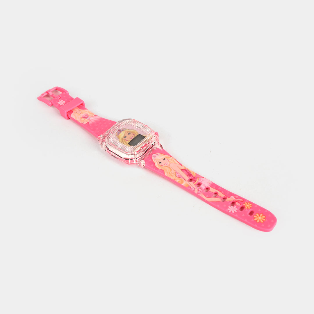 Girls Character Watch Square Dial