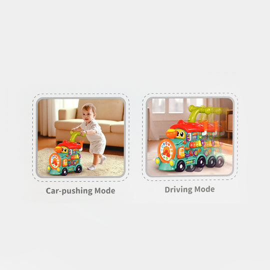 Multi-Function Funny Train (5-in-1 Baby Walker & Ride-On)