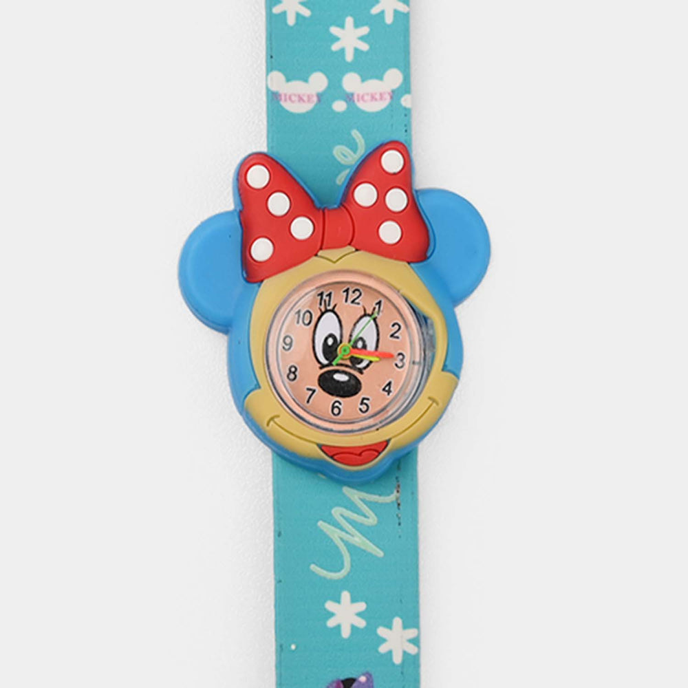 Slap Band Silicon Wrist Watch