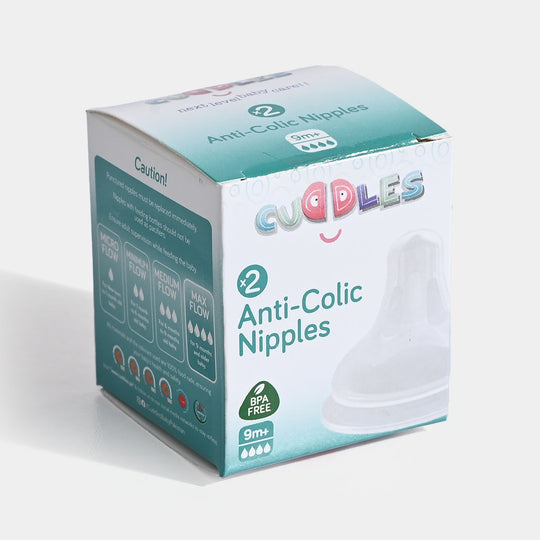 Cuddles Anti-Colic Nipple 9M+