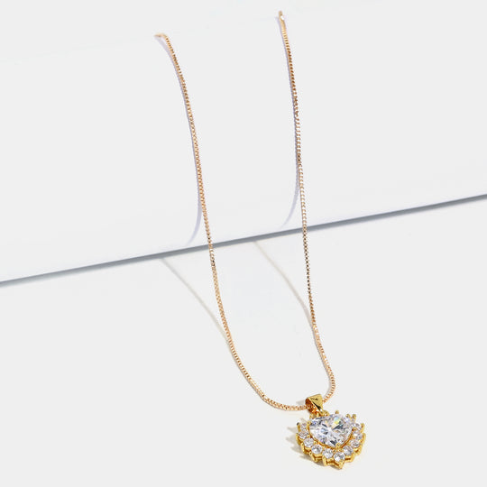 Girls Fancy Zircon Necklace