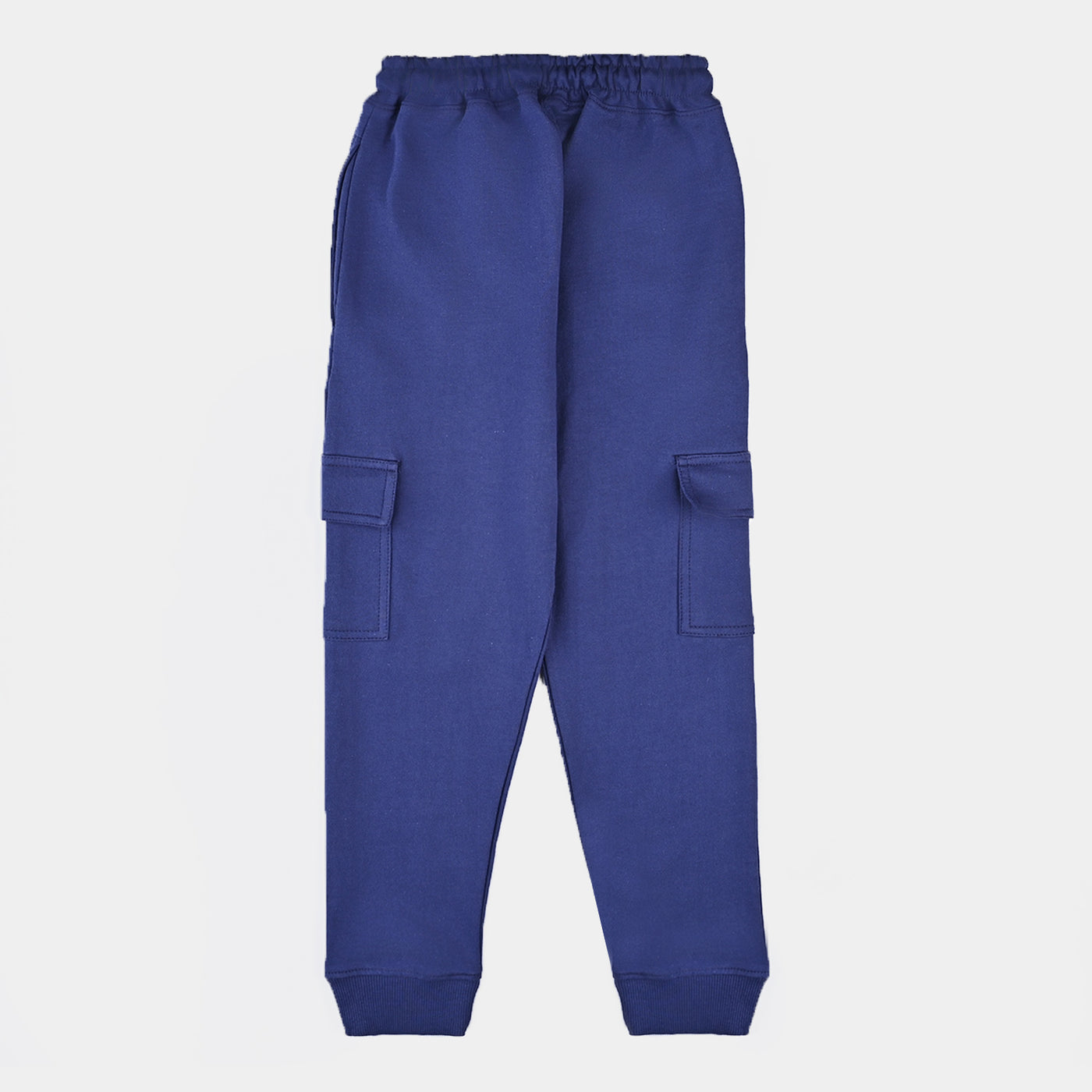 Boys Cotton Terry Pyjama-Navy Blue