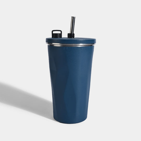 Vacuum Insulated Stainless Steel Tumbler with Straw