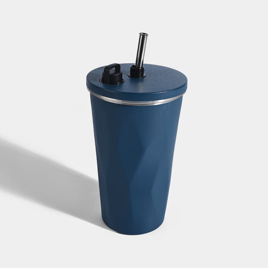 Vacuum Insulated Stainless Steel Tumbler with Straw