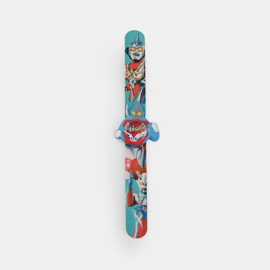 Slap Band Silicon Wrist Watch
