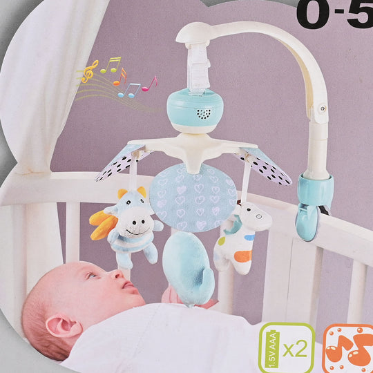 Mobile Crib Bell Musical Hanging Toys -WJ5 Blue