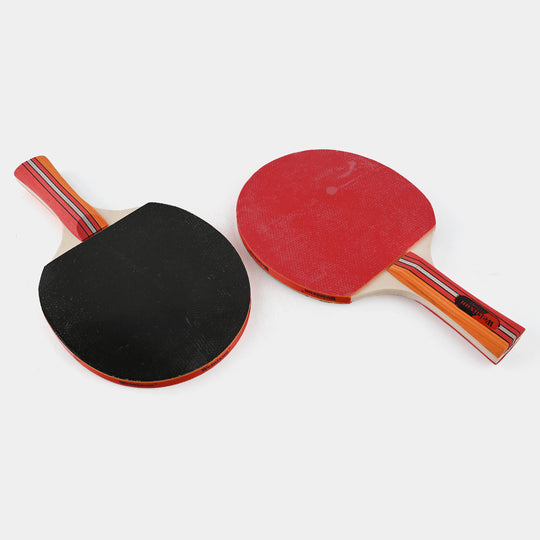 Table Tennis Racket Pair With 3 Balls For Kids