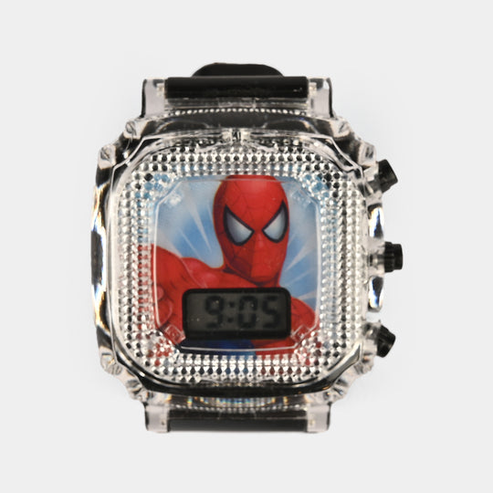 Boys Character Wristwatch Square Dial With Light & Sound