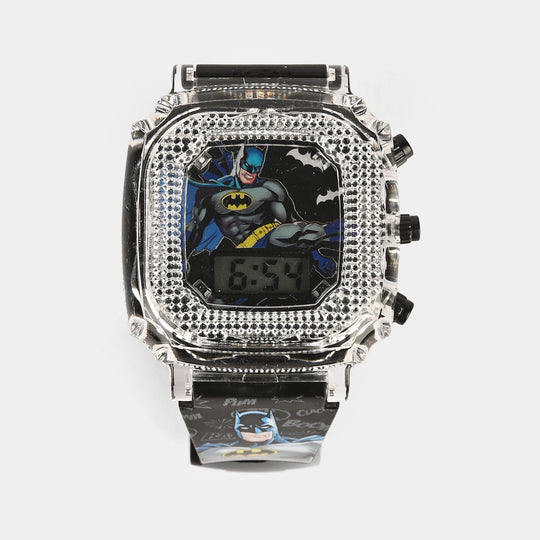 Boys Character Wristwatch Square Dial With Light & Sound