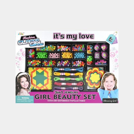 DIY Handmade Beaded Kids Toy Creative Jewelry Kit