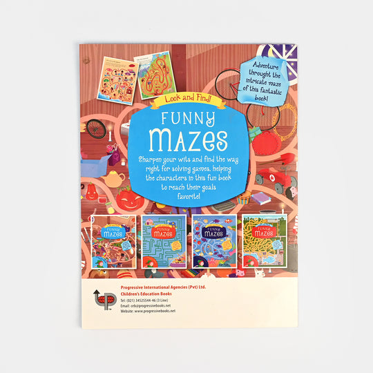 Wonderful Mazes Activity Book For Kids
