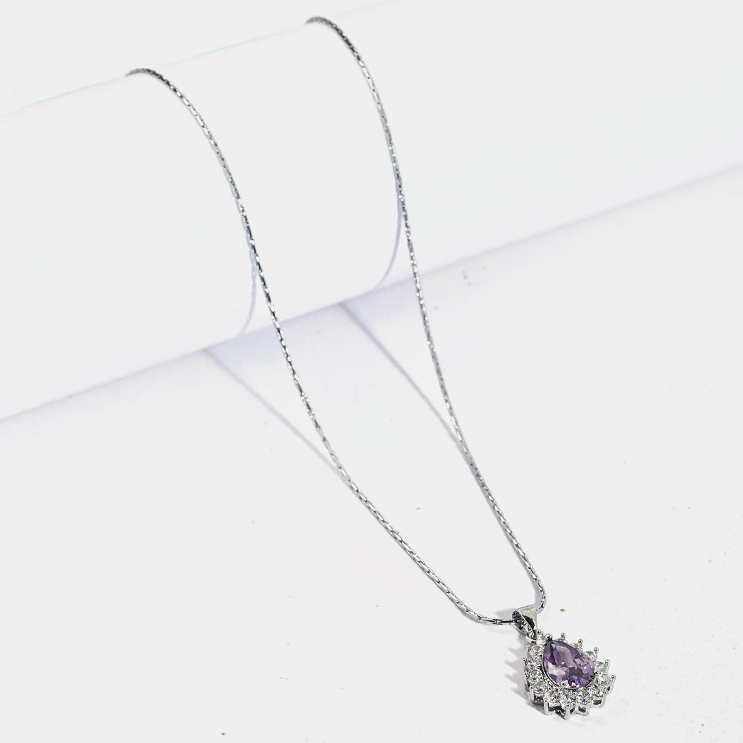 Girls Fancy Zircon Necklace