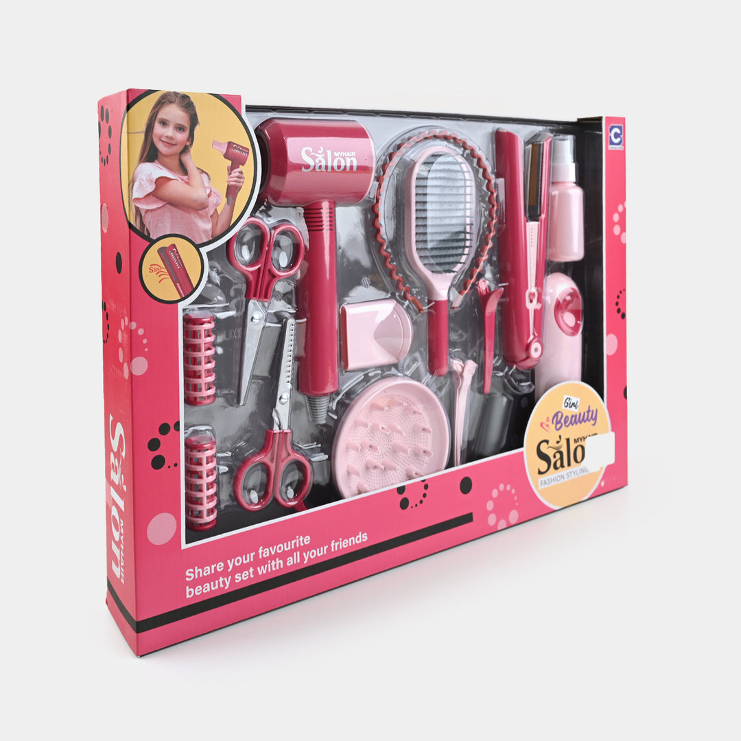 Hair Salon Play Set Toy For Girls