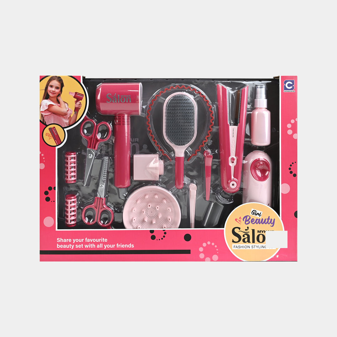 Hair Salon Play Set Toy For Girls