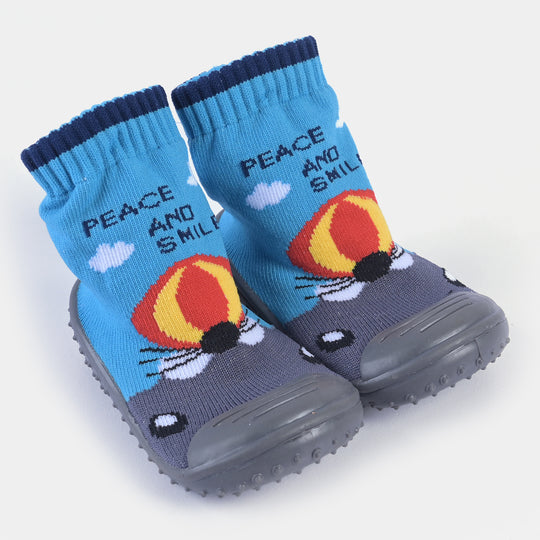 Infant Soft Rubber Skidder Footwear