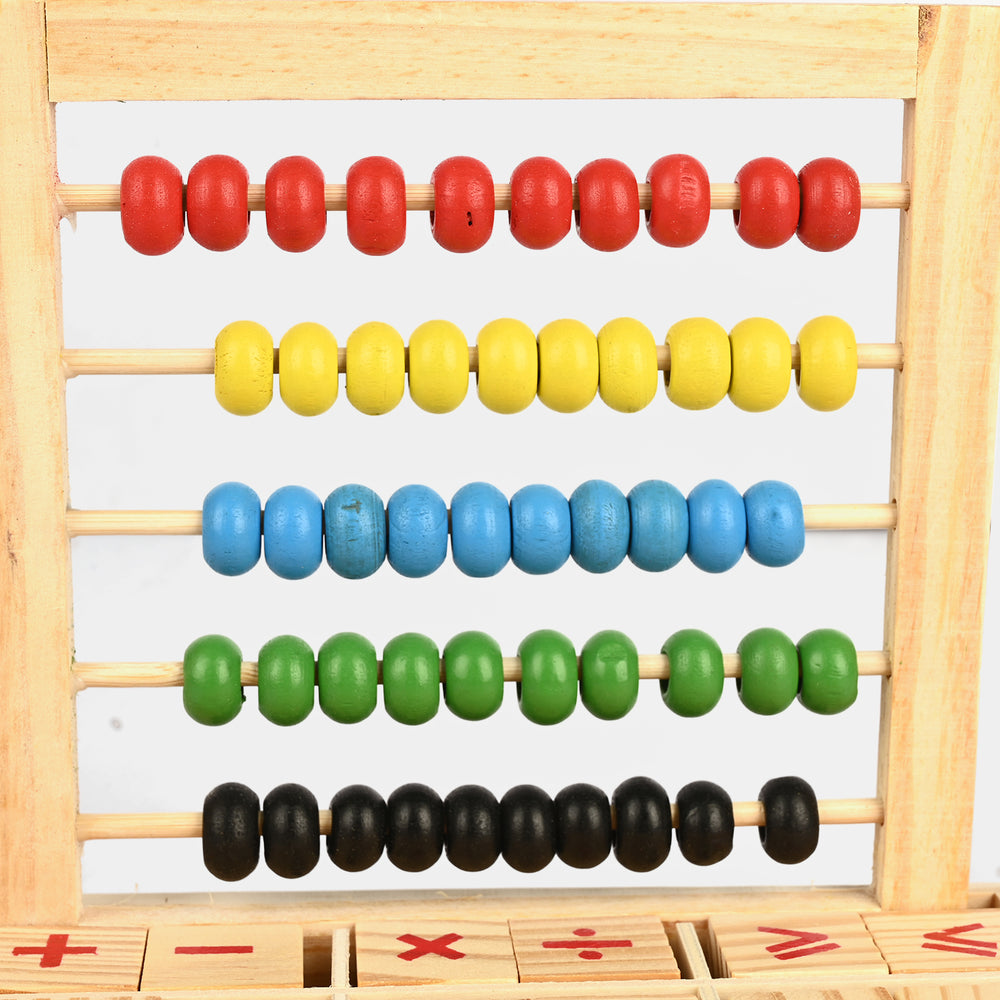 Wooden Abacus Study Blocks Toy