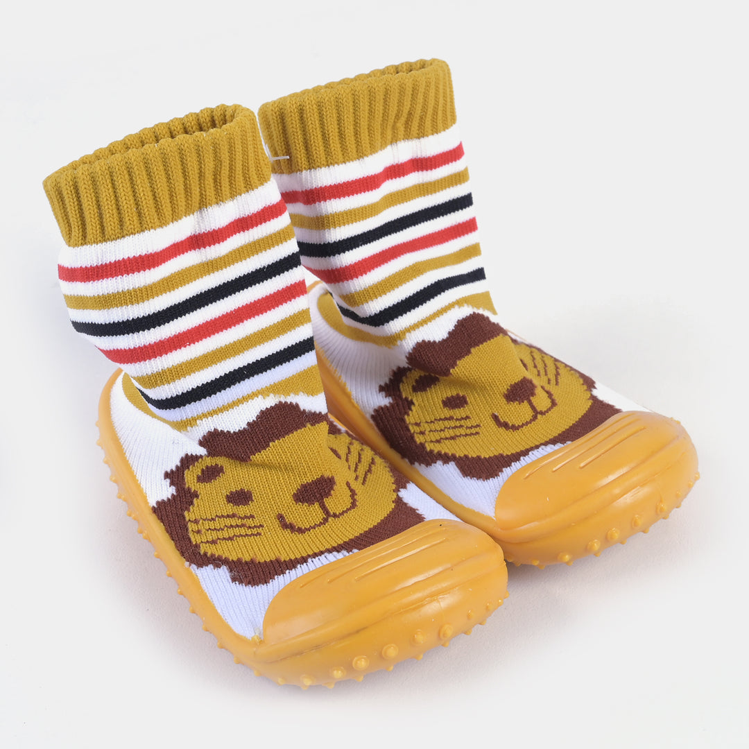 Infant Soft Rubber Skidder Footwear