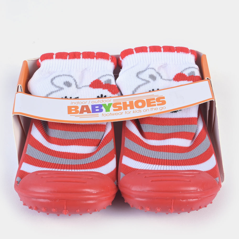 Infant Soft Rubber Skidder Footwear