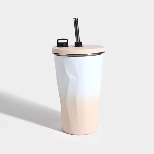 Vacuum Insulated Stainless Steel Tumbler with Straw