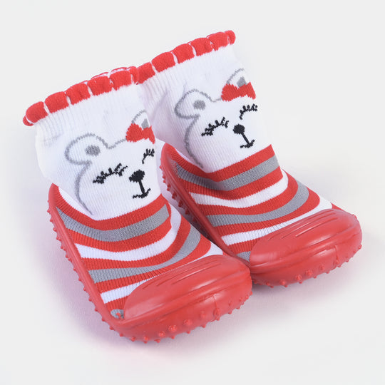 Infant Soft Rubber Skidder Footwear
