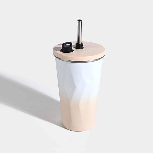 Vacuum Insulated Stainless Steel Tumbler with Straw