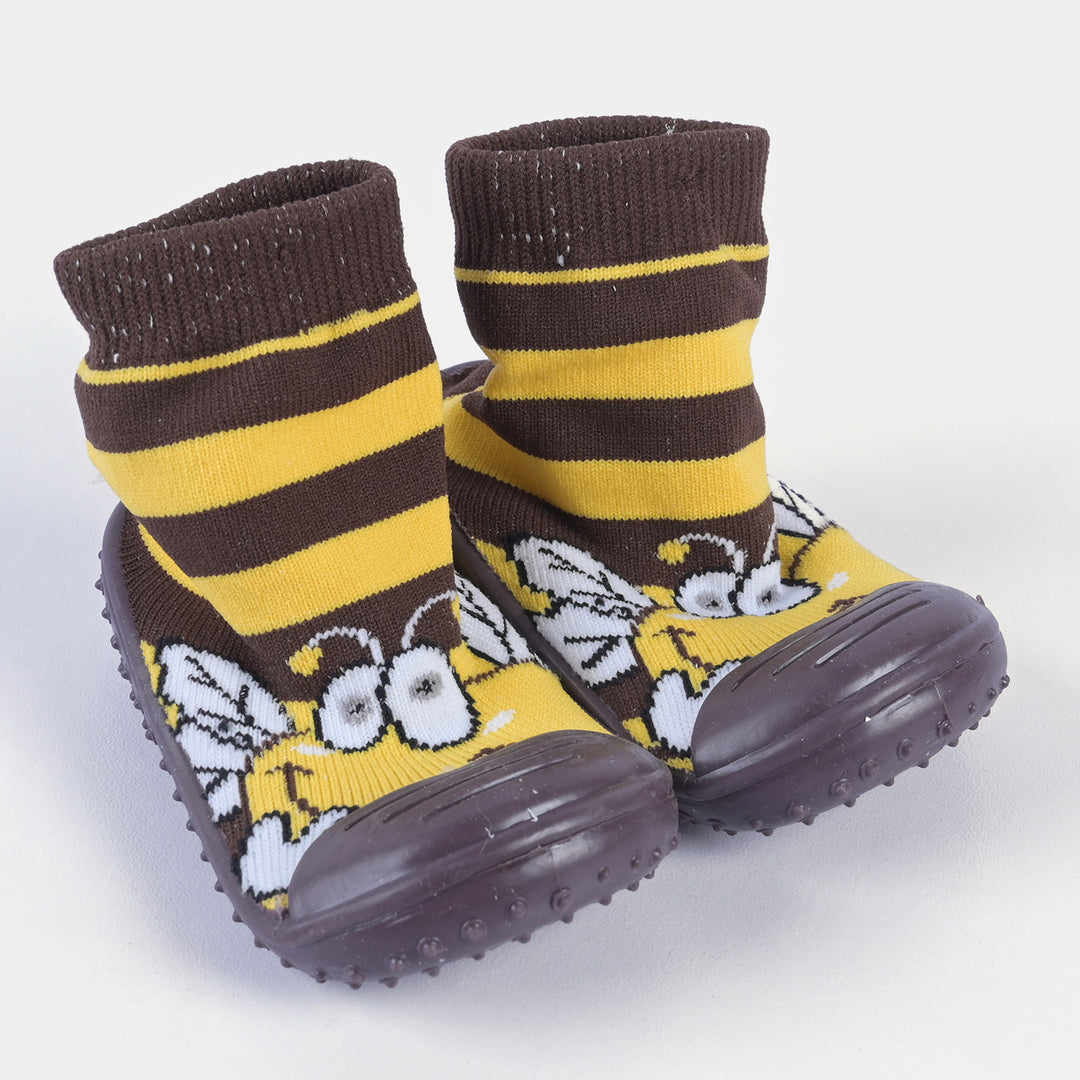 Infant Soft Rubber Skidder Footwear