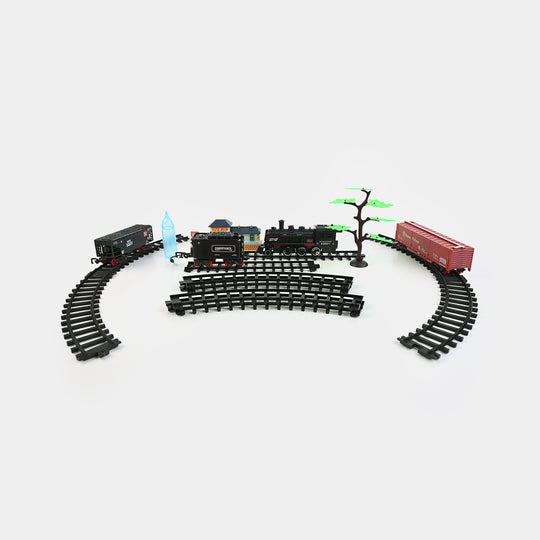 Electric Rail King Train Play Set For Kids