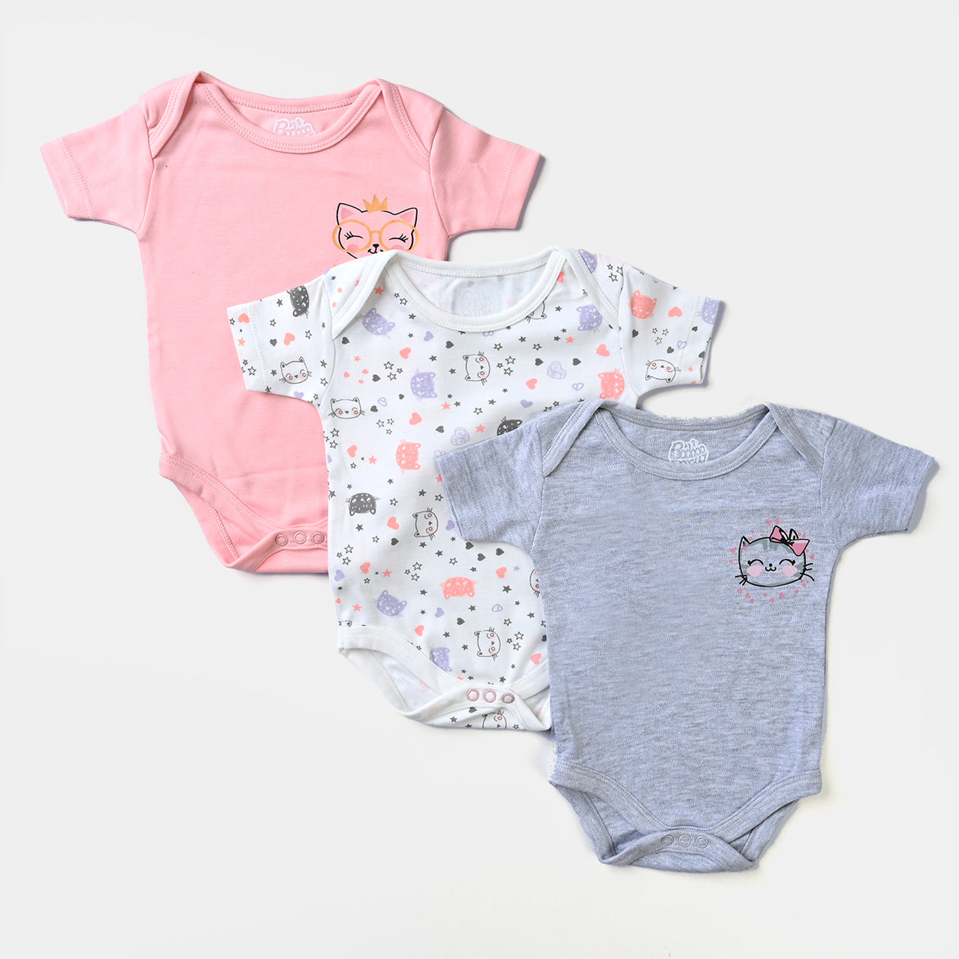 Pack of 3 Infant Baby Body Suit