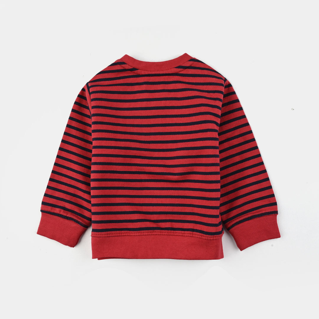 Infant Boys Jersey/Terry 2 Piece Smile All Day-Salsa