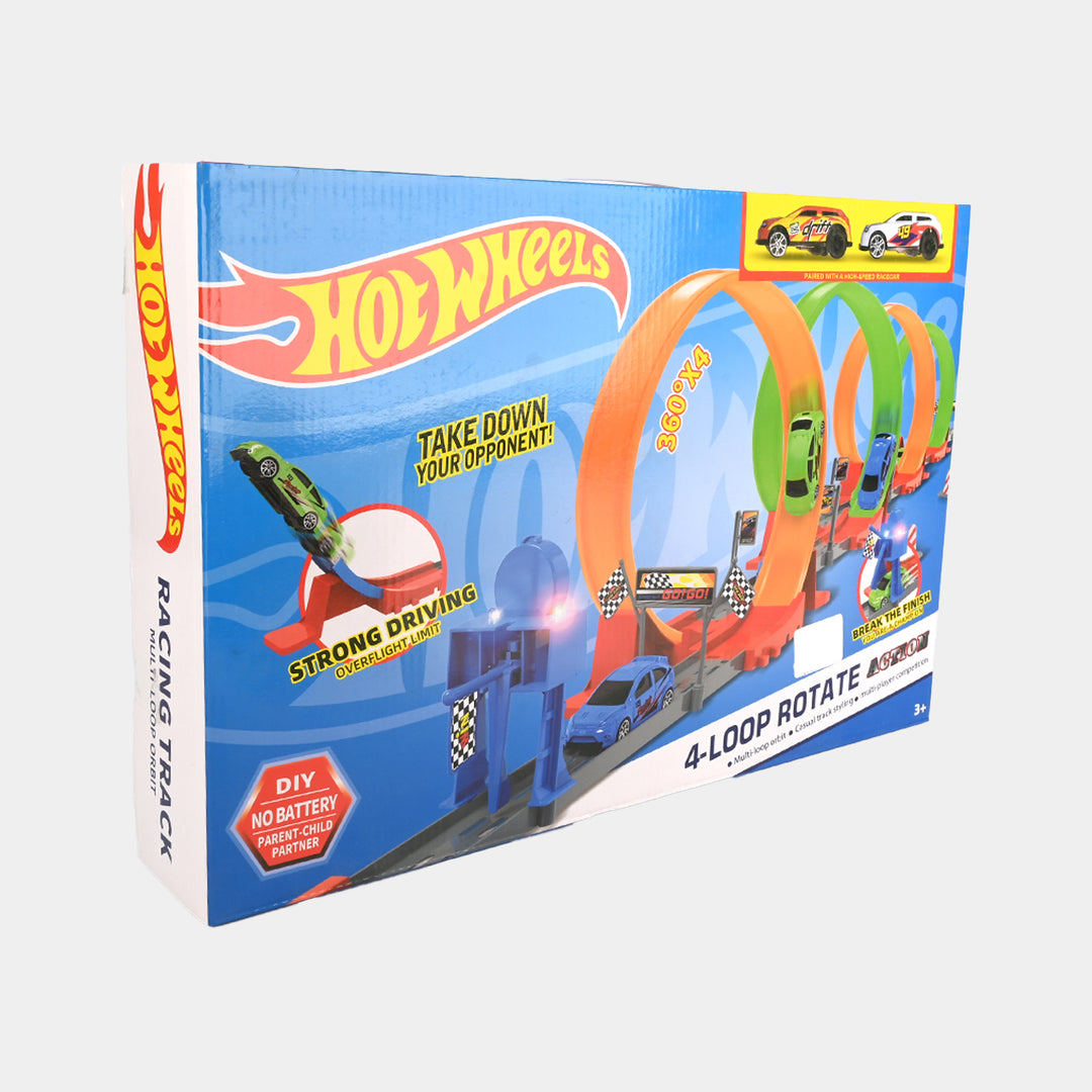 Racing Track High Speed Pullback Cars | 45Pcs