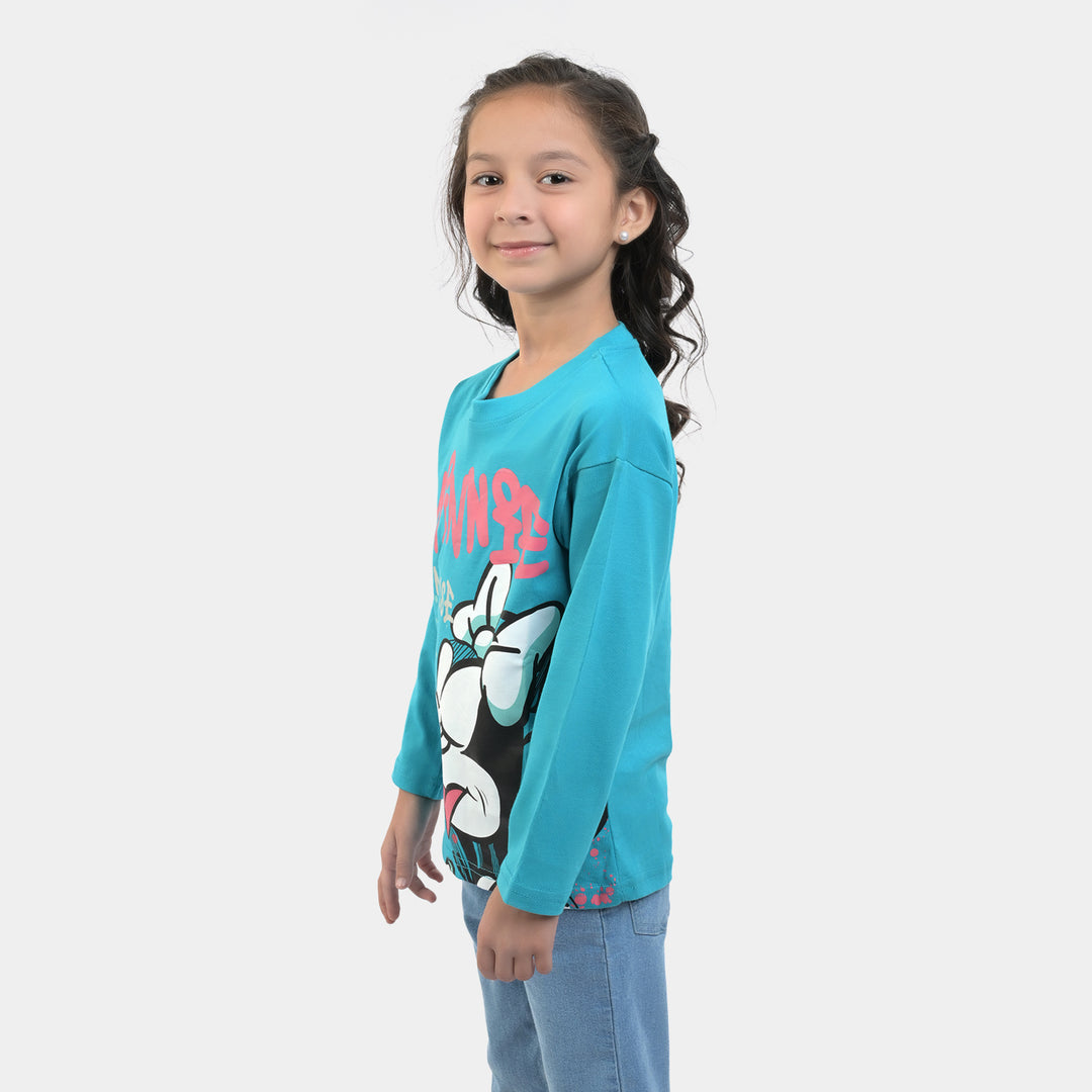 Girls Cotton T-Shirt F/S Character - Capri Breeze