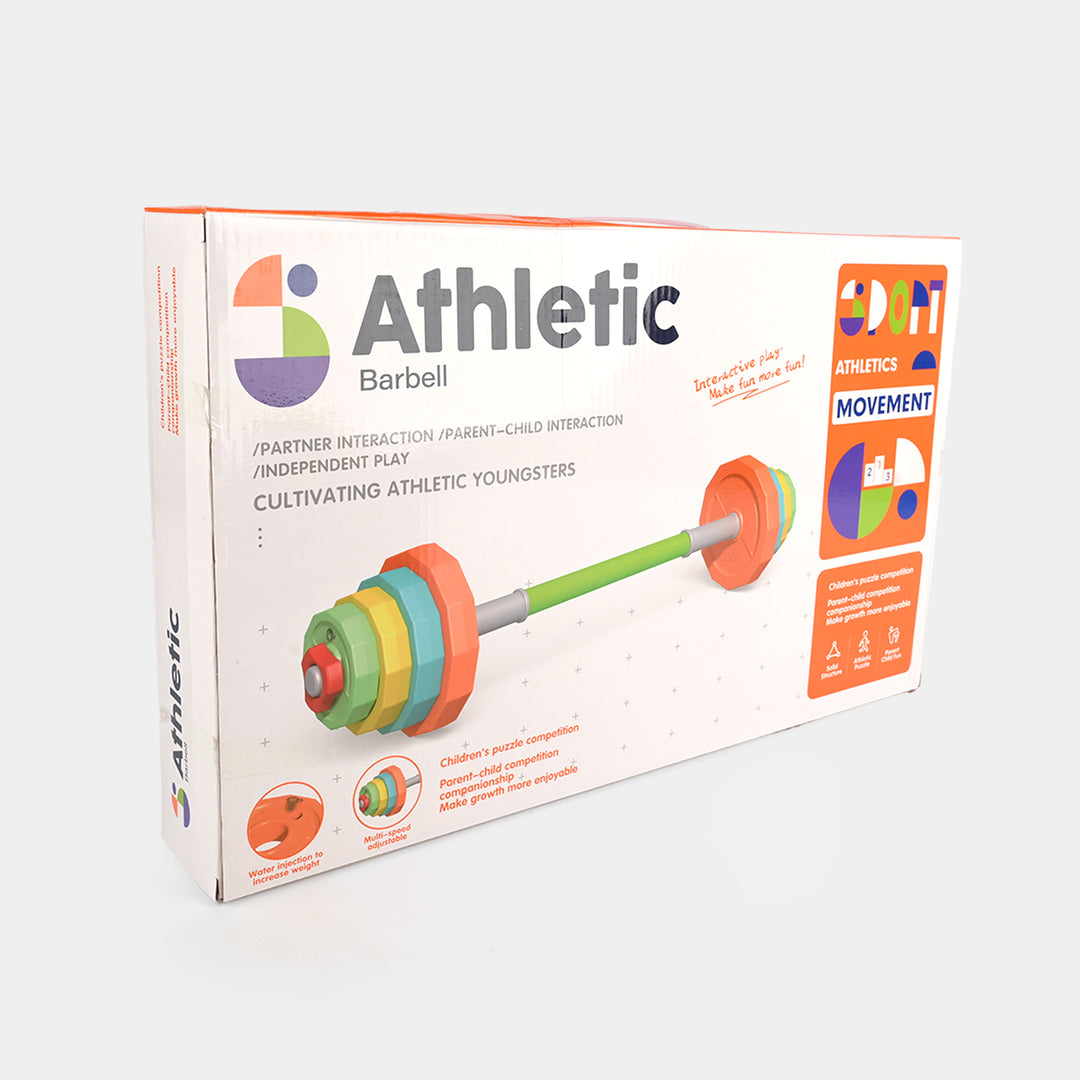Athletic Barbell Adjustable Toy Barbell / Children's Fitness Set