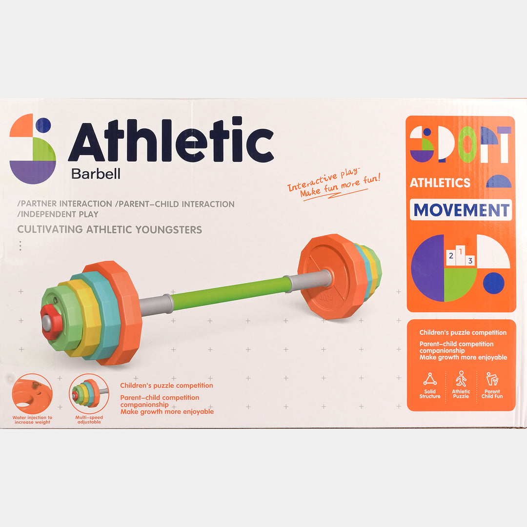 Athletic Barbell Adjustable Toy Barbell / Children's Fitness Set