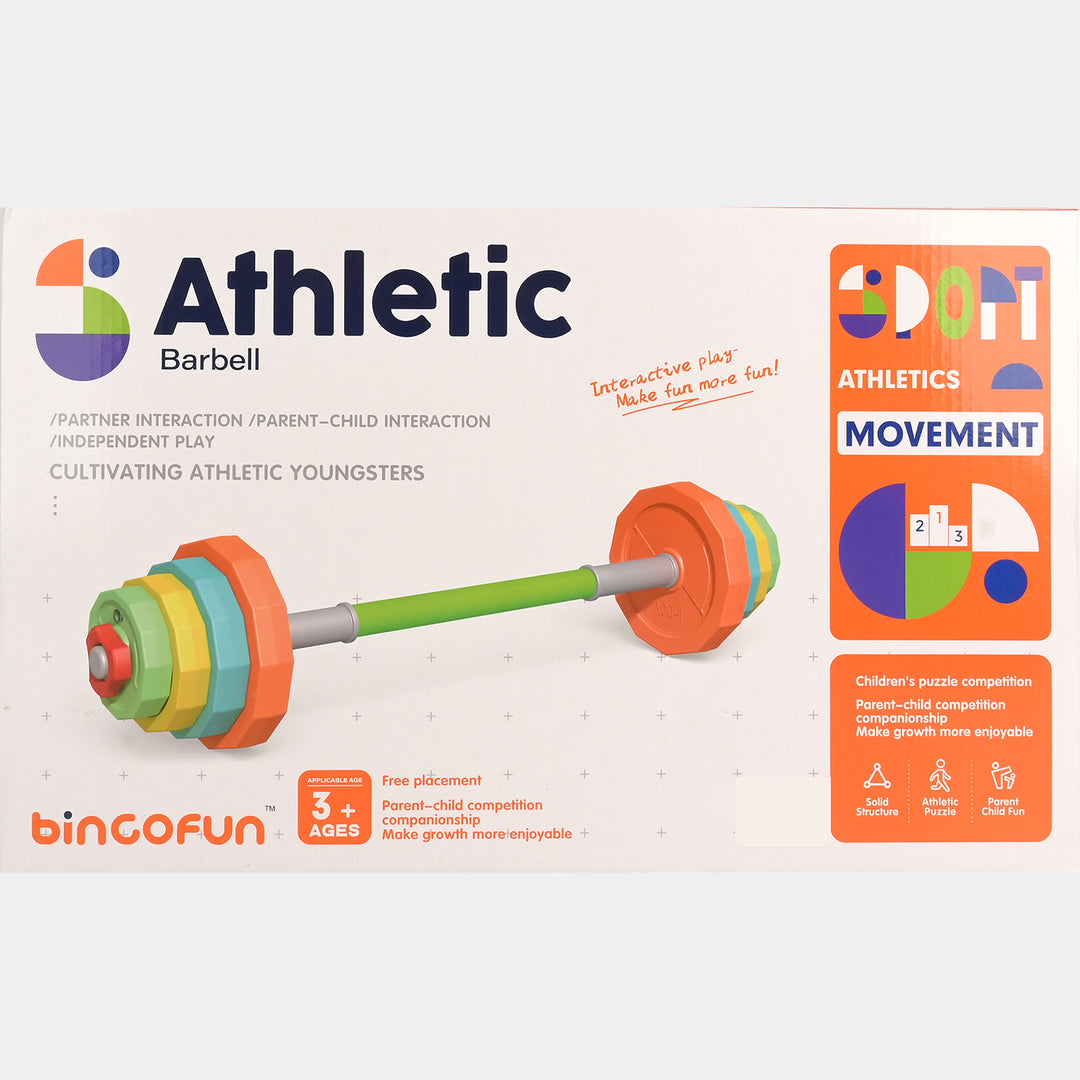 Athletic Barbell Adjustable Toy Barbell / Children's Fitness Set