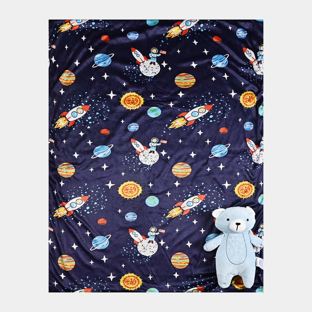 Cute Baby Blanket With Stuff Toy