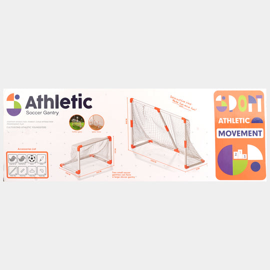Athletic Sport Soccer Gantry Play Set