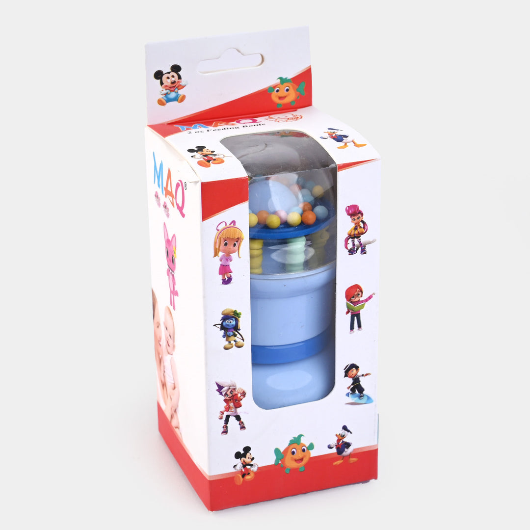 Mini 60ml Rattle Cap Baby Feeder Bottle