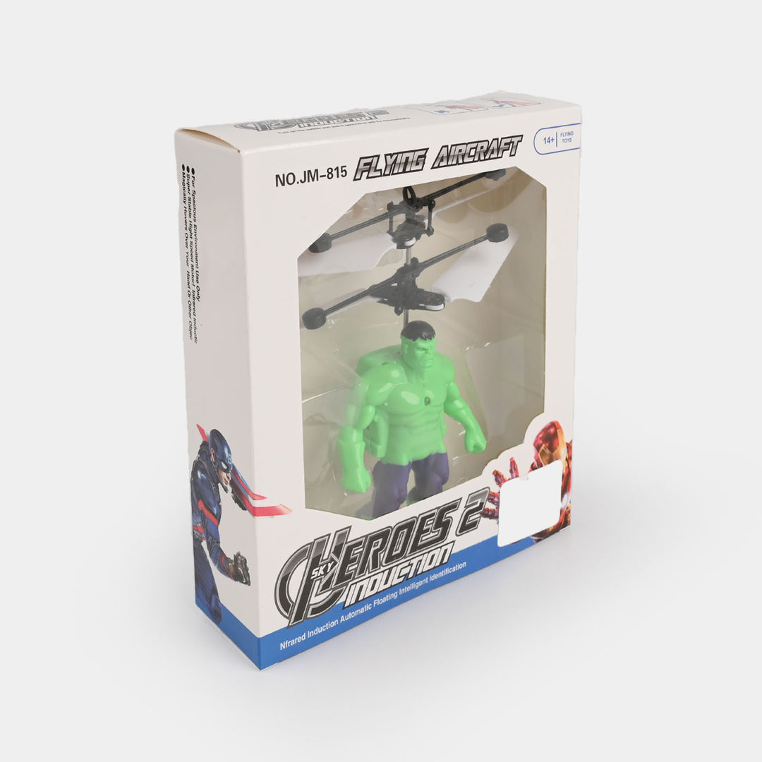 Flying Superhero Aircraft for Kids - Green