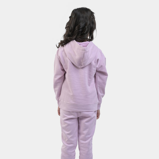 Girls Fleece 2 Piece Suit Stars - Lilac