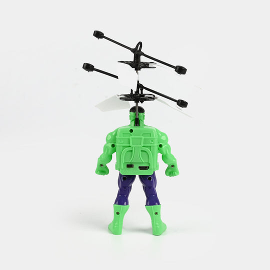 Flying Superhero Aircraft for Kids - Green
