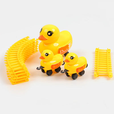 Electric Track Duck Set Toy For Kids