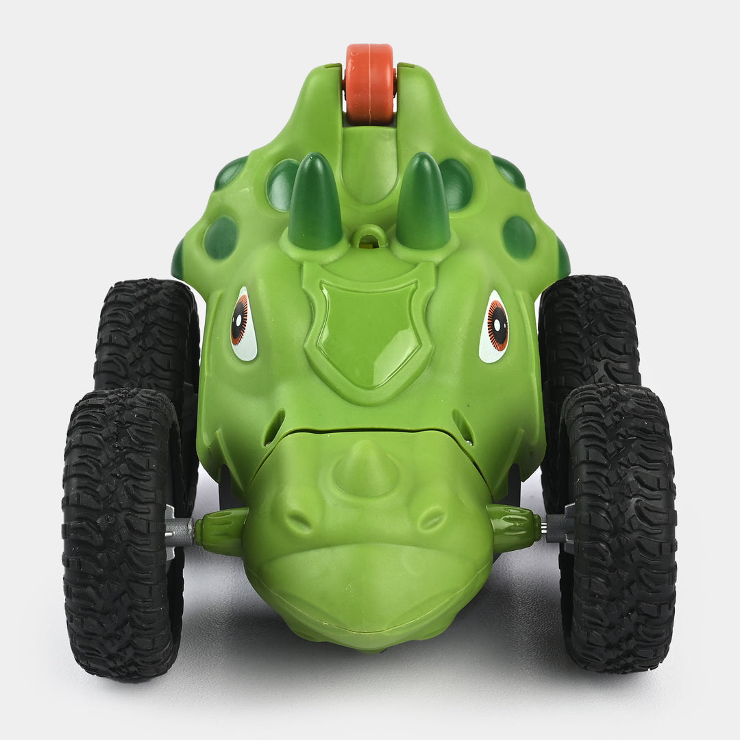 Dinosaur Stunt Car With Light & Sound For Kids