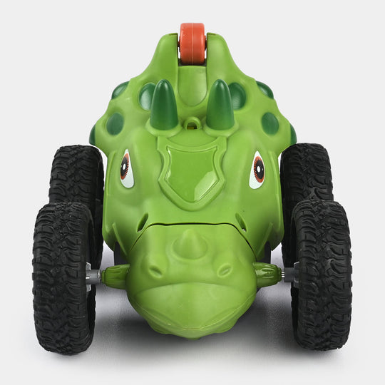 Dinosaur Stunt Car With Light & Sound For Kids