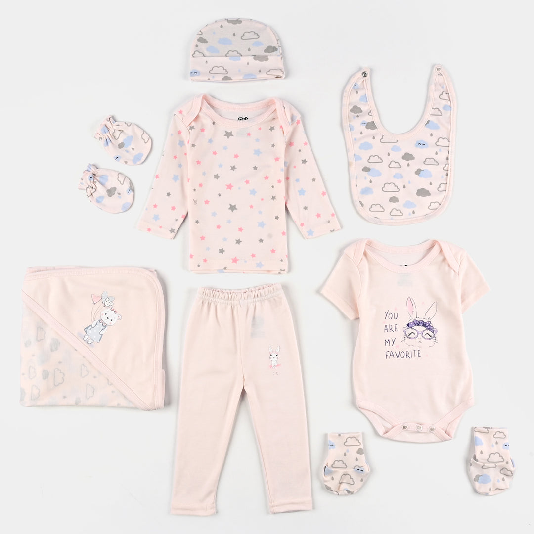 Baby Starter Set Pack Of 8Pcs | 0-3M