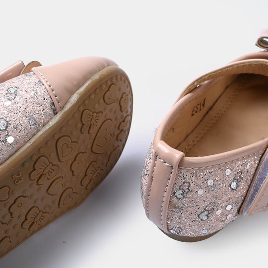 Girls Pumps ES-14-Peach