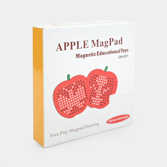 Apple Shaped Magnetic Drawing Board Sketch Pad for Kids