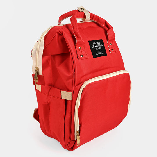 Baby Care Mother Backpack | Red