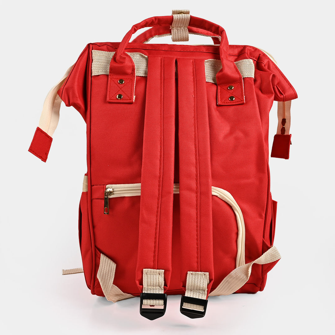 Baby Care Mother Backpack | Red